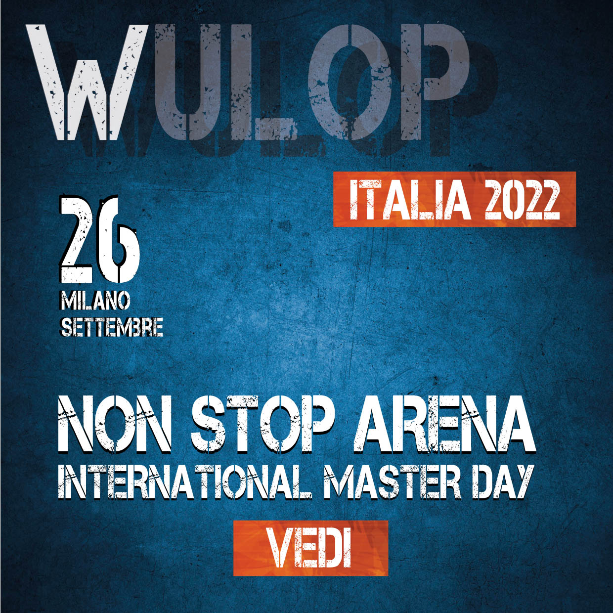 pulsante non stop ARENA 2022 VEDI